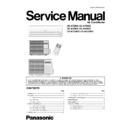 Panasonic CS-A7DKD, CU-A7DKD, CS-A9DKD, CU-A9DKD, CS-A12DKD, CU-A12DKD Service Manual