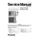 Panasonic CS-C18HKD, CS-C24HKD, CU-C18HKD, CU-C24HKD Service Manual