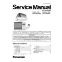 Panasonic CS-E10KB4EA, CU-E10HBEA Service Manual