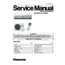 Panasonic CS-E15CKP, CU-E15CKP5 Service Manual