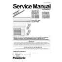 Panasonic CS-E7GKEW, CS-E7GKDW, CS-E9GKEW, CS-E9GKDW, CS-E12GKEW, CS-E12GKDW, CS-E15GKEW, CS-E15GKDW, CS-E18GKEW, CS-E18GKDW, CU-2E15GBE Service Manual Simplified