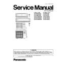Panasonic CS-E7MKDW, CU-E7MKD, CS-E9MKDW, CU-E9MKD, CS-E12MKDW, CU-E12MKD, CS-E15MKDW, CU-E15MKD, CS-E18MKDW, CU-E18MKD Service Manual