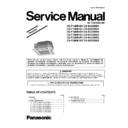 Panasonic CS-F14DB4E5, CU-B28DBE5, CU-B28DBE8, CS-F18DB4E5, CU-B34DBE5, CU-B34DBE8, CS-F24DB4E5, CU-B43DBE8, CS-F28DB4E5, CU-B50DBE8 Service Manual Simplified