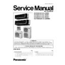 Panasonic CS-F24DD2E5, CS-F28DD2E5, CS-F34DD2E5, CS-F43DD2E5, CS-F50DD2E5, CU-L24DBE5, CU-L28DBE5, CU-L34DBE5, CU-L43DBE5, CU-L50DBE8 Service Manual