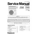 Panasonic CS-HE9PKD, CS-HE12PKD, CU-HE9PKD, CU-HE12PKD Service Manual