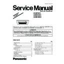 Panasonic CS-ME7EB1E, CS-ME10EB1E, CS-ME12EB1E, CS-ME14EB1E Service Manual Simplified