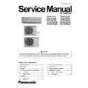 Panasonic CS-PA7KKD, CS-PA9KKD, CS-PA12KKD, CS-PA16KKD, CU-PA7KKD, CU-PA9KKD, CU-PA12KKD, CU-PA16KKD Service Manual