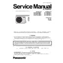 Panasonic CS-TZ20TKEW-1, CS-TZ25TKEW-1, CS-TZ35TKEW-1, CU-TZ20TKE-1, CU-TZ25TKE-1, CU-TZ35TKE-1 Service Manual