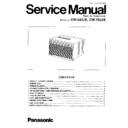 Panasonic CW-502JE, CW-702JE Service Manual