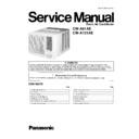 Panasonic CW-A91AE, CW-A121AE Service Manual