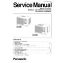 Panasonic CW-C180BN, CW-C240SN, CW-A180BN, CW-A240SN Service Manual