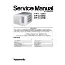 Panasonic CW-C182KD, CW-C242KD, CW-A182KD Service Manual