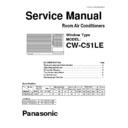 Panasonic CW-C51LE Service Manual