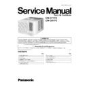 Panasonic CW-C71YE, CW-C91YE Service Manual