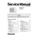 Panasonic U-2E15GBE, U-2E18CBPG Service Manual