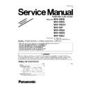 Panasonic MW-10EB, MW-10EG, MW-10P, MW-10GA, MW-10GN, MW-10EG1, MW-10GJ (serv.man2) Service Manual Supplement