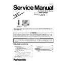 Panasonic MW-10EG1 Service Manual Simplified
