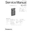 Panasonic RF-423 (serv.man2) Service Manual