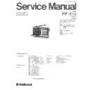Panasonic RF-B10 Service Manual