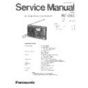 Panasonic RF-B45 (serv.man2) Service Manual