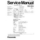 Panasonic RN-404P Service Manual