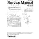 Panasonic RN-502EZ Service Manual