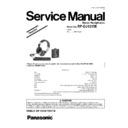 Panasonic RP-DJ1215E Service Manual Simplified