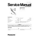 Panasonic RP-HC55E Service Manual