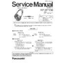 Panasonic RP-HT138E Service Manual
