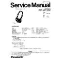 Panasonic RP-HT202P, RP-HT202PC Service Manual