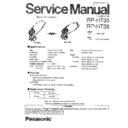 Panasonic RP-HT35PP, RP-HT39PP Service Manual