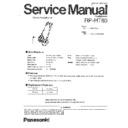 Panasonic RP-HT60PP Service Manual