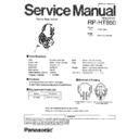Panasonic RP-HT850PP Service Manual