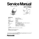 Panasonic RP-HT950 Service Manual