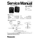 Panasonic RP-SP30PP Service Manual