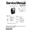 Panasonic RQ-A161GU, RQ-A161GC Service Manual
