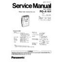 Panasonic RQ-A161P Service Manual