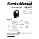 Panasonic RQ-A171P, RQ-A171PC Service Manual