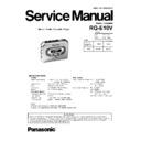Panasonic RQ-E10VEG Service Manual