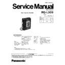 Panasonic RQ-L309 Service Manual