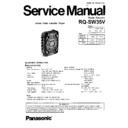 Panasonic RQ-SW35VP, RQ-SW35VPC Service Manual