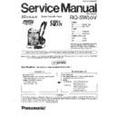 Panasonic RQ-SW55VGCS, RQ-SW55VGH Service Manual Changes