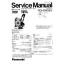 Panasonic RQ-SW55VP, RQ-SW55VPC Service Manual