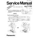 Panasonic RQ-V186 (serv.man2) Service Manual Supplement