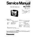 Panasonic RQ-V202GC, RQ-V202GN Service Manual