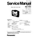 Panasonic RQ-V85GC, RQ-V85GN Service Manual