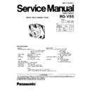 Panasonic RQ-V85P, RQ-V85PC Service Manual