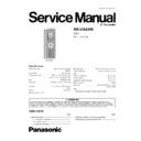 Panasonic RR-US430E Service Manual