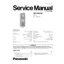 Panasonic RR-US470E Service Manual