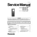 Panasonic RR-US571PP, RR-US571E, RR-US571EE Service Manual